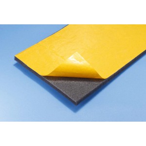 t.b.t. pannello isolante acustico auto, autoadesivo, per riduzione rumore.