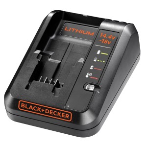 Caricabatterie rapido Black+Decker Multivolt BDC1A per batterie 14,4 V e 18 V.