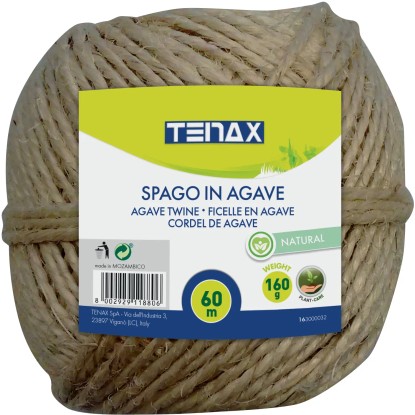Spago in agave naturale, 160 g, lunghezza 60 m