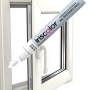 Pennarello ritocco Iriscolor RAL 9010 Bianco, per riparare danni di vernice su infissi.