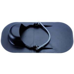 t.b.t. per muratori e piastrellisti, piastra in plastica nera con supporto e molla.