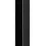 Gamba per tavolo Hettich nera, 25x25x700 mm, quadrata, per costruzione mobili.