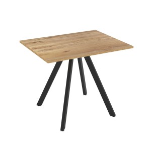 Tavolo da pranzo fisso Lucas rovere 90x70x75 cm