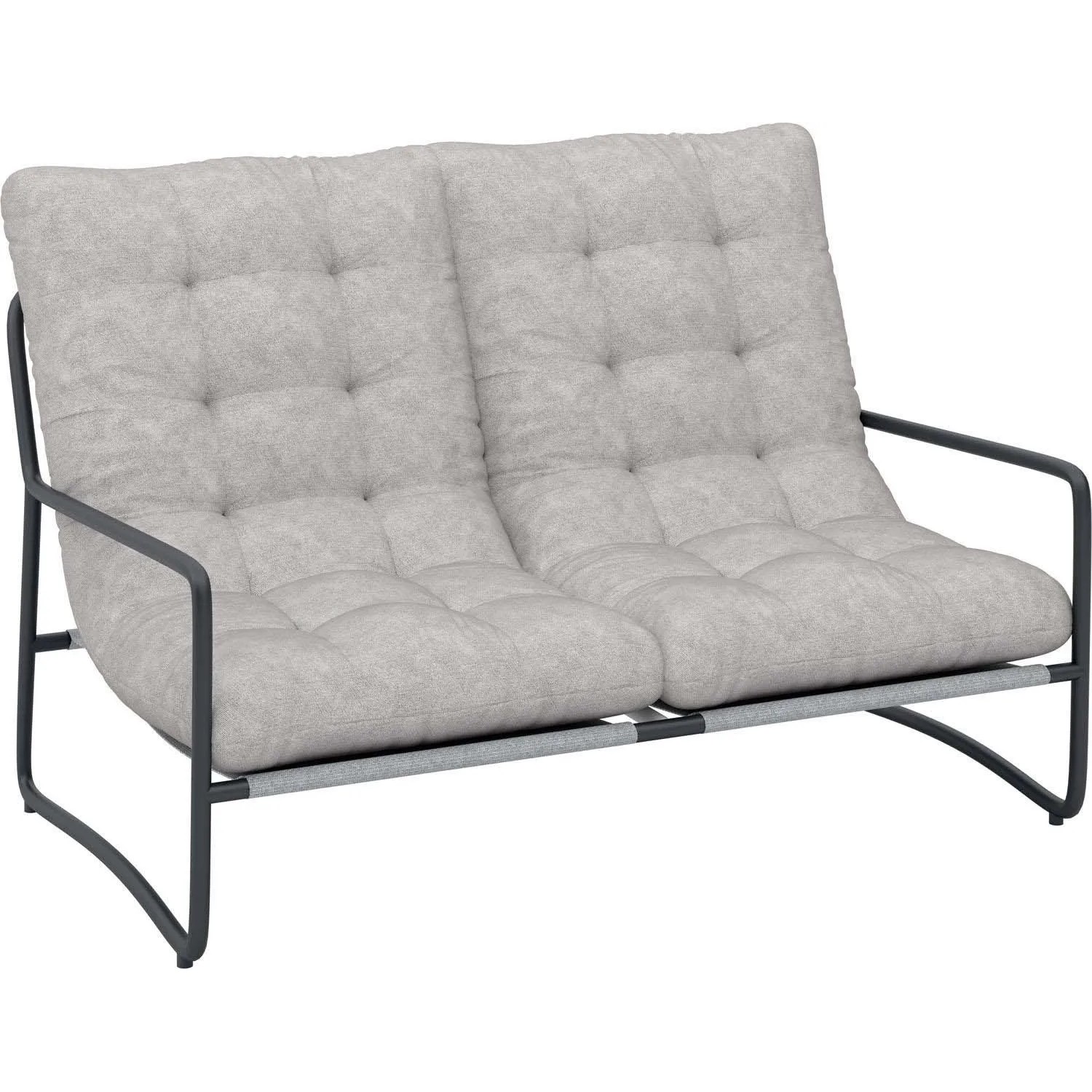 Salotto da giardino Patterson grigio chiaro 4 posti_7