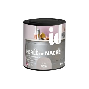 Barattolo di pittura decorativa t.b.t. effetto quarzo grigio. Per interni.