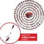 Einhell Power X-Change Tagliasiepi e tagliaerba a batteria GE-CG 18/100 Li T-Solo con manico telescopico, parte della famiglia Power X-Change.