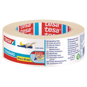 Nastro adesivo per mascheratura Tesa Standard, 50m x 38mm, per pittura.
