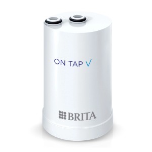 Filtro acqua Brita On Tap V, bianco. Filtro per acqua potabile pulita.
