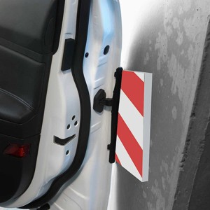 t.b.t. Paracolpo per porta con strisce bianche e rosse per proteggere dal contatto con il muro.