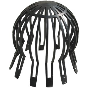 Protezione per foglie nera in plastica per grondaie.