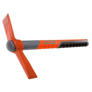 Piccozza Martelli t.b.t. con testa arancione e manico grigio.