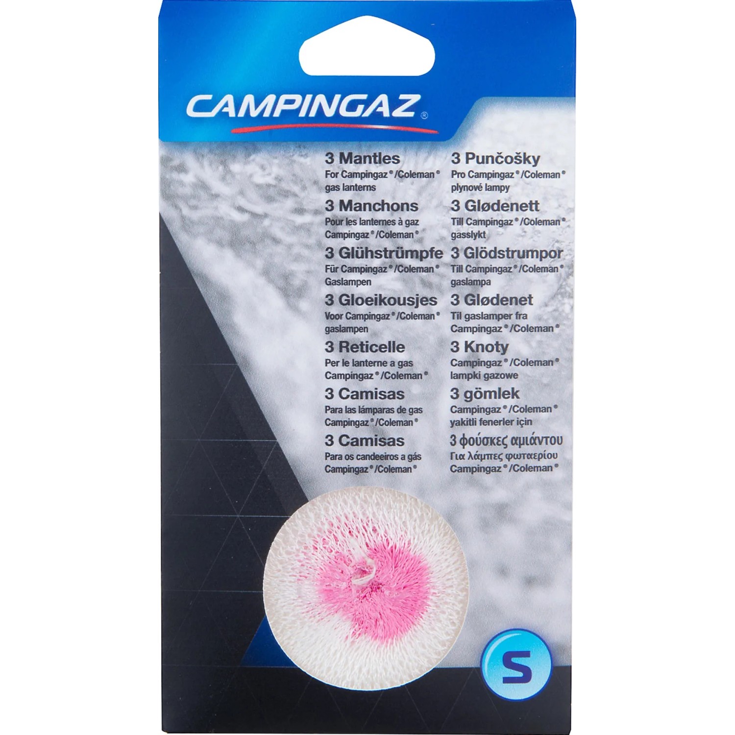 Campingaz reticelle a incandescenza taglia S, confezione da 3 per lampade da campeggio. Campeggio e accessori.