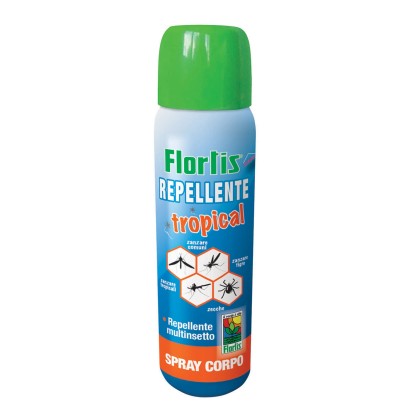 Antizanzare spray repellente Flortis Tropical 100 ml