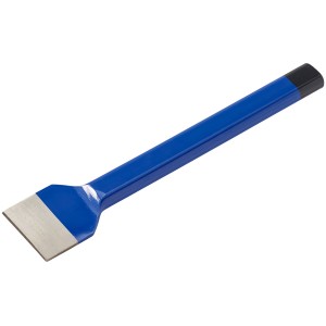 Scalpello per fughe LUX Comfort 50mm, blu, in acciaio al cromo vanadio per muratura e giunti a parete.