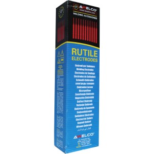 Confezione di elettrodi rutilici Awelco per accessori per saldatura.