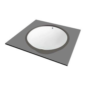 Lavabo da incasso ceramica Batabanó Idrostile 330x191 mm Bianco