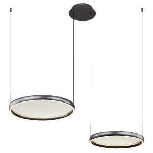 Moderna lampada a sospensione t.b.t.: Lampada a LED rotonda per un'illuminazione elegante della stanza.