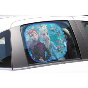 t.b.t. Parasole auto con motivo Anna ed Elsa, per finestrini auto.