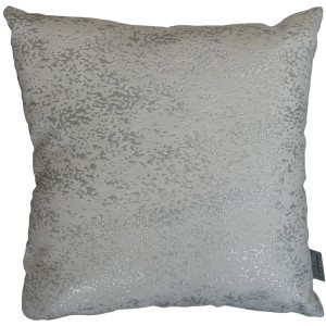 Cuscino t.b.t. con motivo argentato, quadrato.