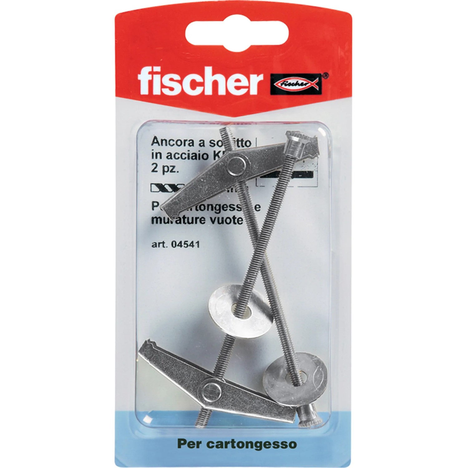 Fischer Tasselli Ancoraggi a bascula, metallo, per cavità.