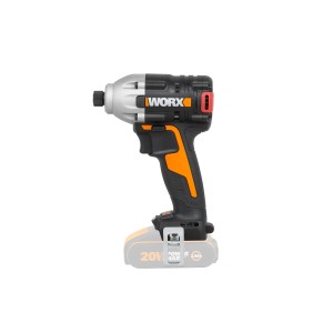 Avvitatore a impulsi Worx WX261.9 Solo, chiave a impulsi a batteria con coppia di 230 Nm.