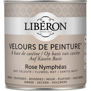 Idropittura lavabile Velours de Peinture Liberon Rose Nympheas 0,5 L