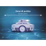 Robot per piscina Gre grigio senza fili 4.000 mAh.