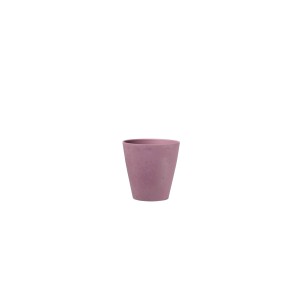 Coprivaso plastica riciclata Ø 15 cm rosa quarzo
