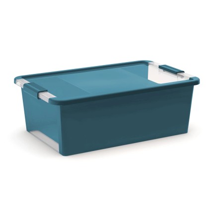 Contenitore in plastica Bi-Box con coperchio M 19x55x35 cm avalon teal