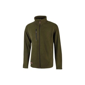 Pile full zip Upower Warm verde scuro tg L