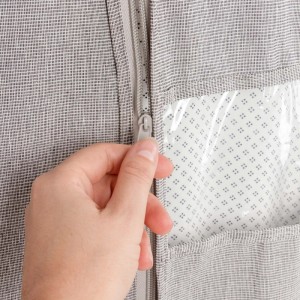 Copriabito lungo Oxford grigio 60x135 cm