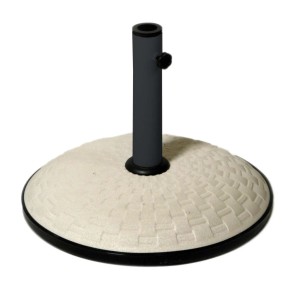 Base per ombrellone 50 cm con tubo beige