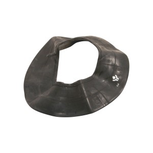 Camera d'aria nera Ø 400 mm per ruote pneumatiche e pneumatici per carriole.