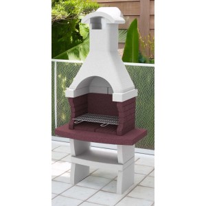 Barbecue in muratura per giardino o patio.