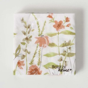 t.b.t. Tovaglioli di carta con motivo floreale per decorare la tavola.