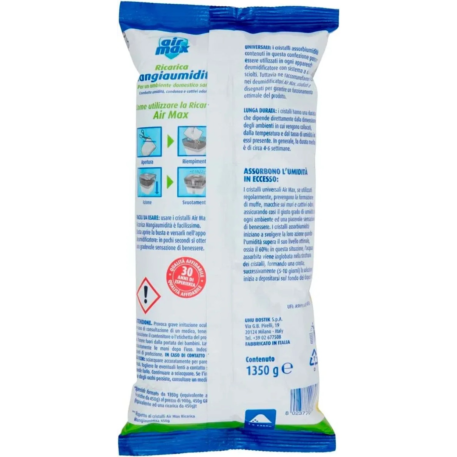 Ricarica per deumidificatore t.b.t.
