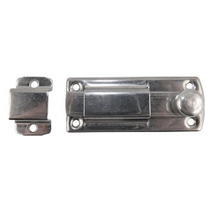 t.b.t. Catenacci: Chiavistello a bullone in metallo color argento con controparte.