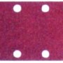 t.b.t. Carta vetrata per levigatrice orbitale, rossa con fori.