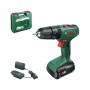 Avvitatore a percussione a batteria Bosch 18V con batteria, caricabatterie e valigetta.