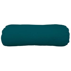 Cuscino cilindrico t.b.t. color petrolio per divano e letto.