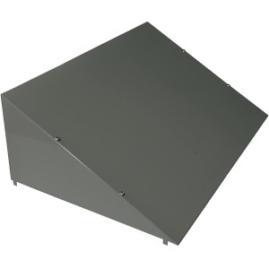 Armadietto pensile grigio t.b.t. in metallo per officina o garage.