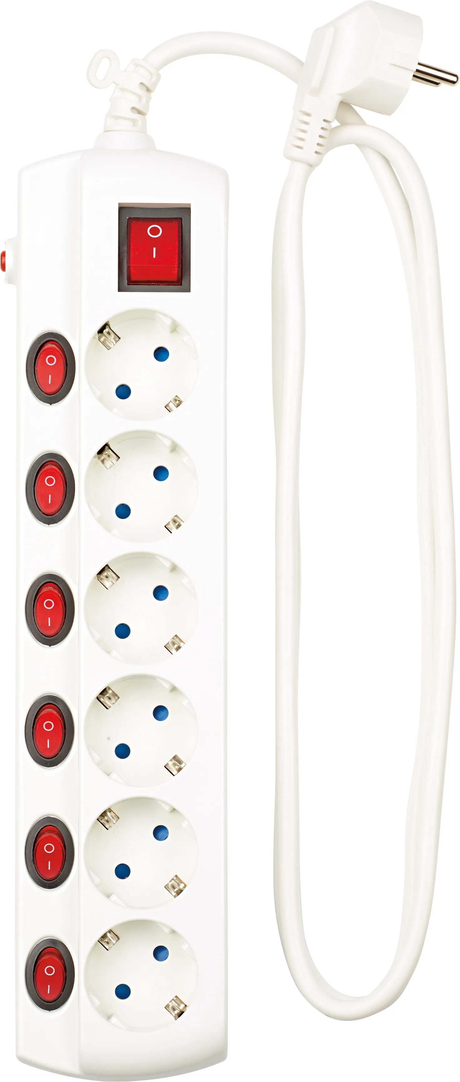 ChiliTec Delphi Pro - Set Di 8 Prese Di Corrente, 2 Interruttori Con Telaio, Installazione Tramite Morsetto A Incastro, Colore: Bianco - Foto 10