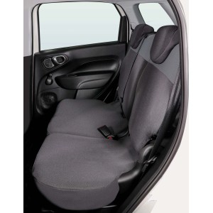 Coprisedili auto grigi per sedili posteriori, accessori interni auto.