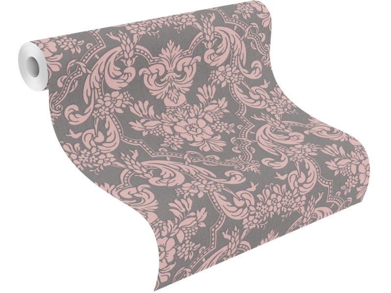 Runa Art Quadri Moderni Orchidea Fiori Tela Non Tessuta Soggiorno Corridoio Astratto Rosa Grigio 203012c