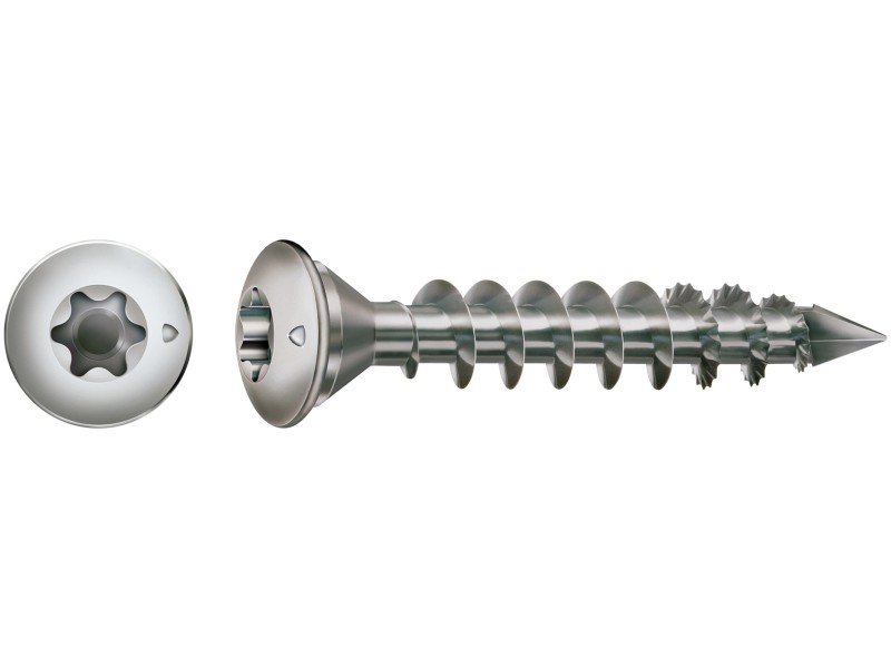 Aerzetix - 100 Viti Per Legno A Testa Conica Da 3,5 / 40 Mm, In Acciaio Zincato, Impronta Torx, Codice Dell’Articolo: C41565 - Foto 7