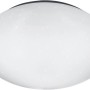Plafoniera LED bianca Ø 27 cm con effetto cielo stellato per interni.
