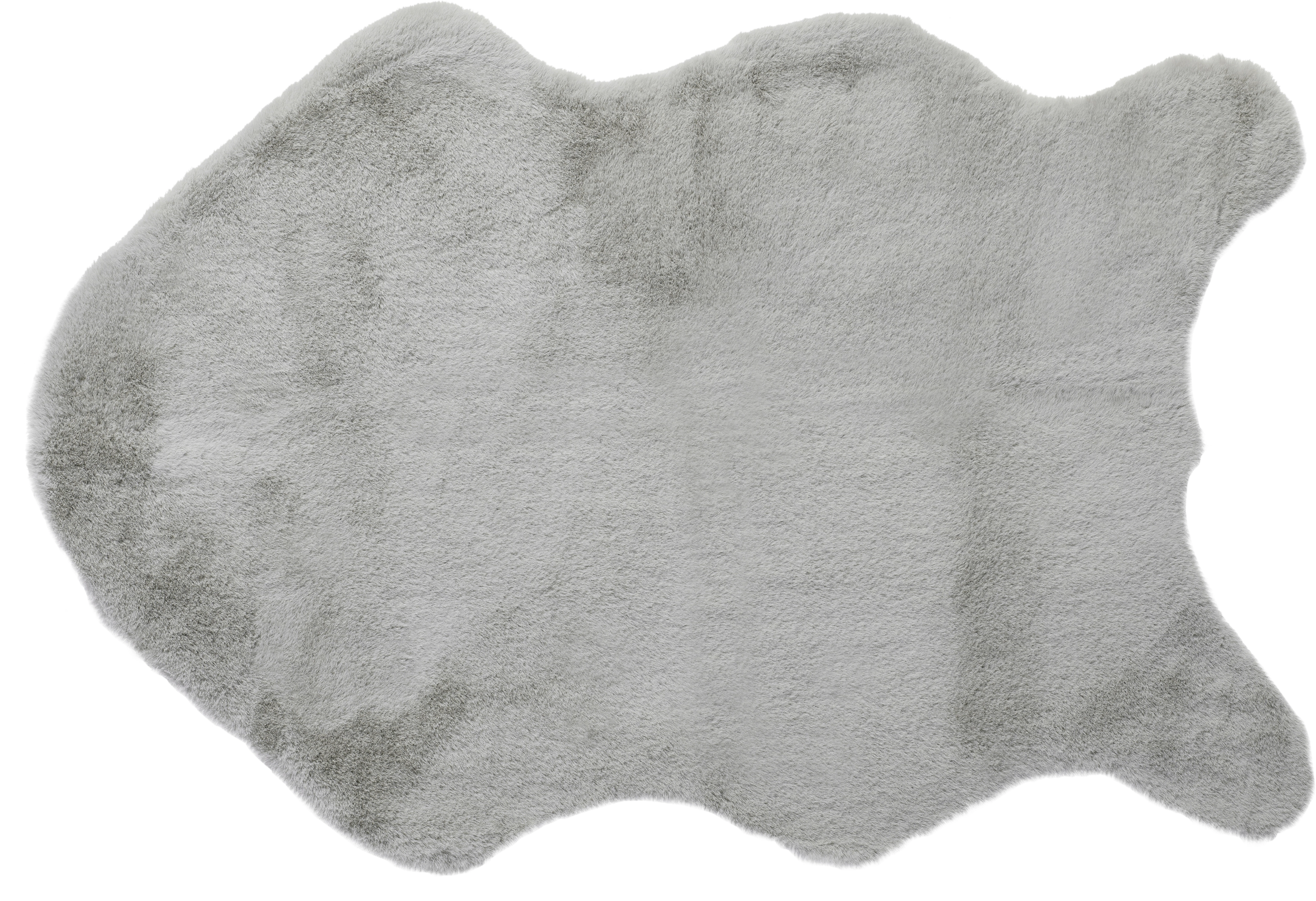 Tappeto scendiletto Fur Bamby 90 x 60 cm grigio scuro