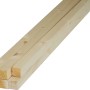 Listelli piallati in legno, colore legno chiaro, legno squadrato