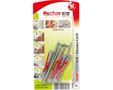 Tasselli LE/B 6 TE - Confezione Da 50 Pezzi Per Fissaggi Robusti In Muratura - Foto 9