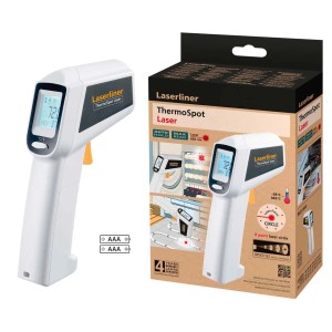 Laserliner ThermoSpot Laser, strumento di misura per la temperatura, con confezione.